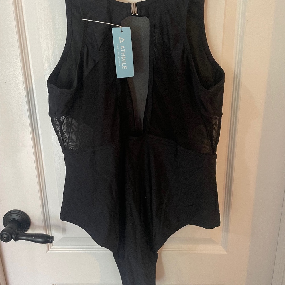 One Piece Black Bathing suit